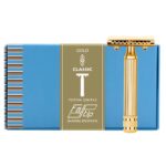 Fatip 42124 aparat de ras grande (mare) gold classic testina gentile (pieptăn închis-closet comb)