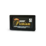 5 lame de bărbrierit Derby premium negre